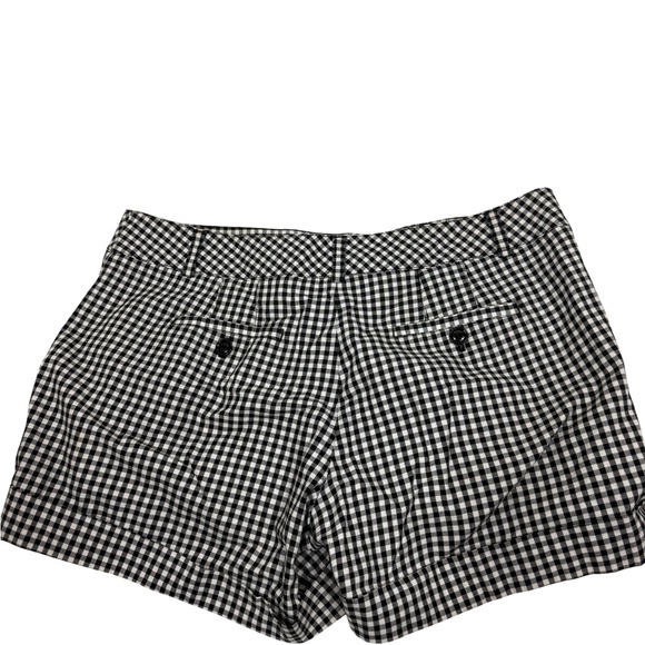 White House Black Market checkered black and white shorts size 14 - Picture 3 of 9